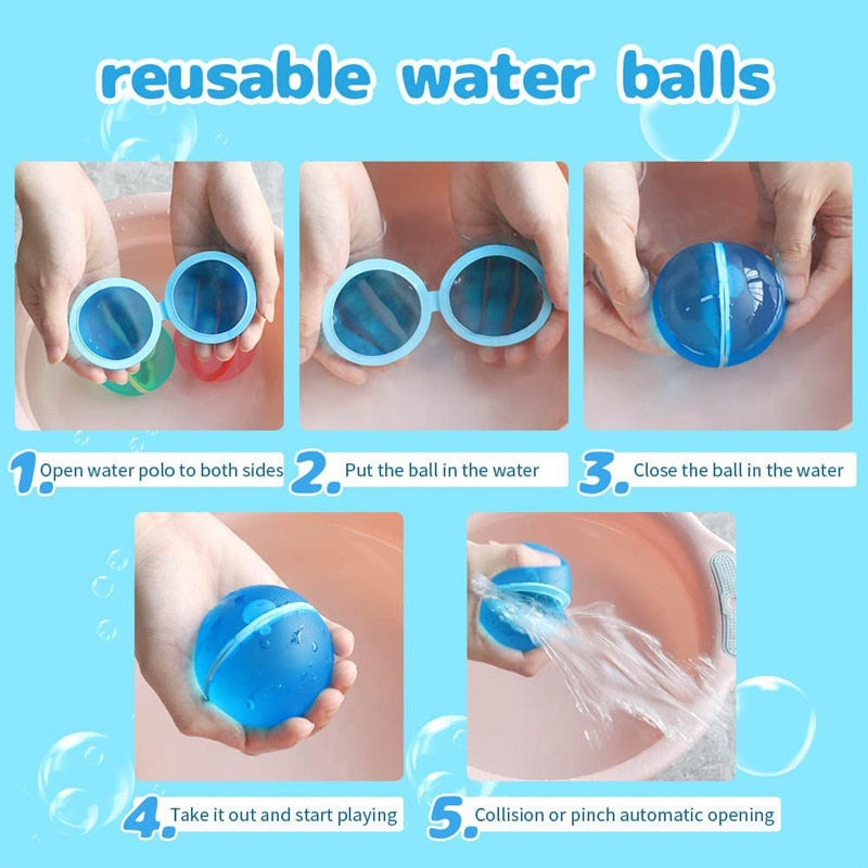 Quick Fill Reusable Water Balloons