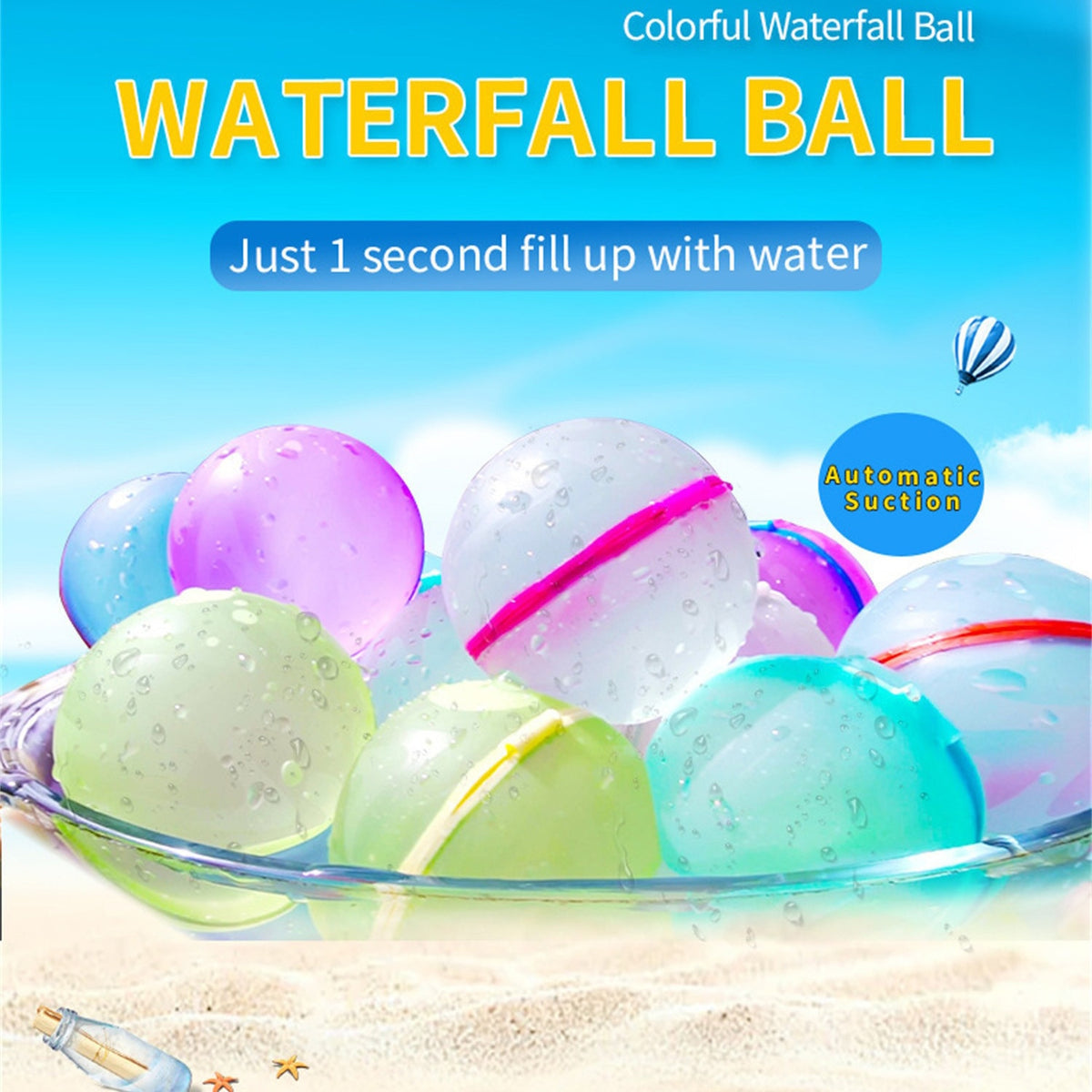 Quick Fill Reusable Water Balloons