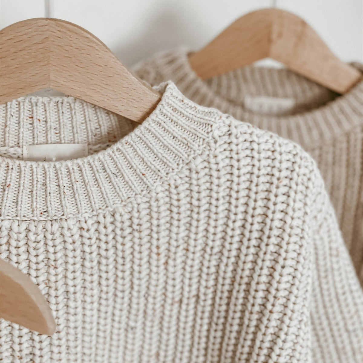 Oversized Chunky Cable Knit Baby Sweater